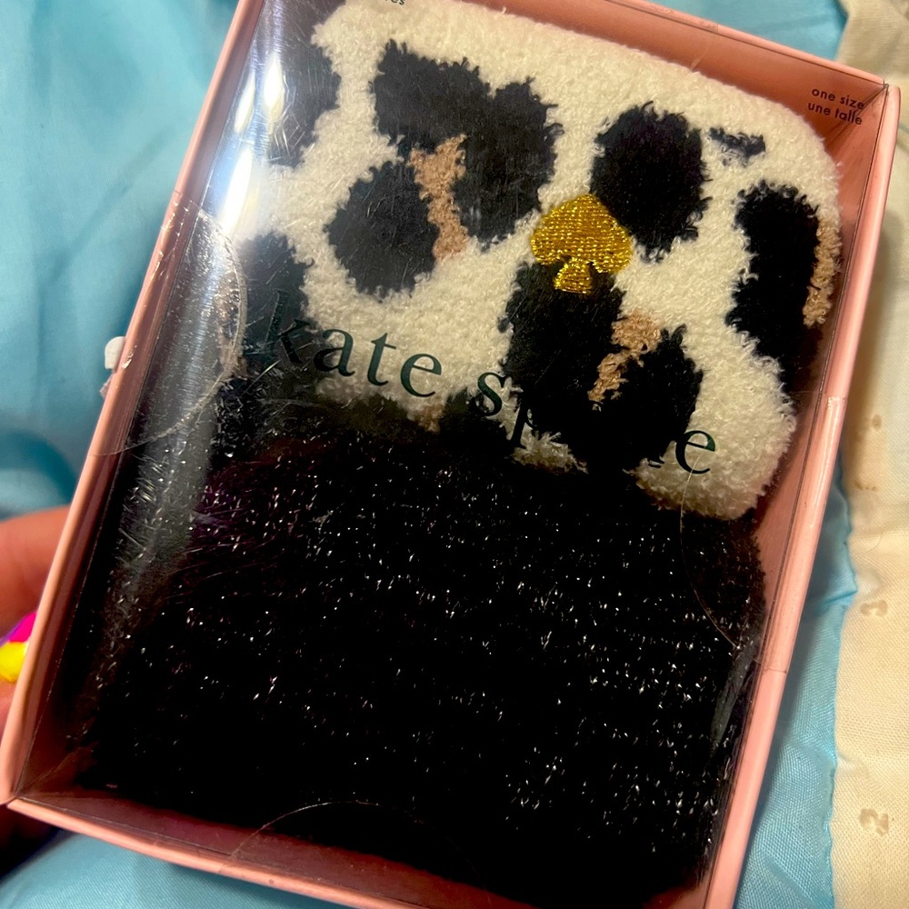 Kate Spade Fuzzy Socks